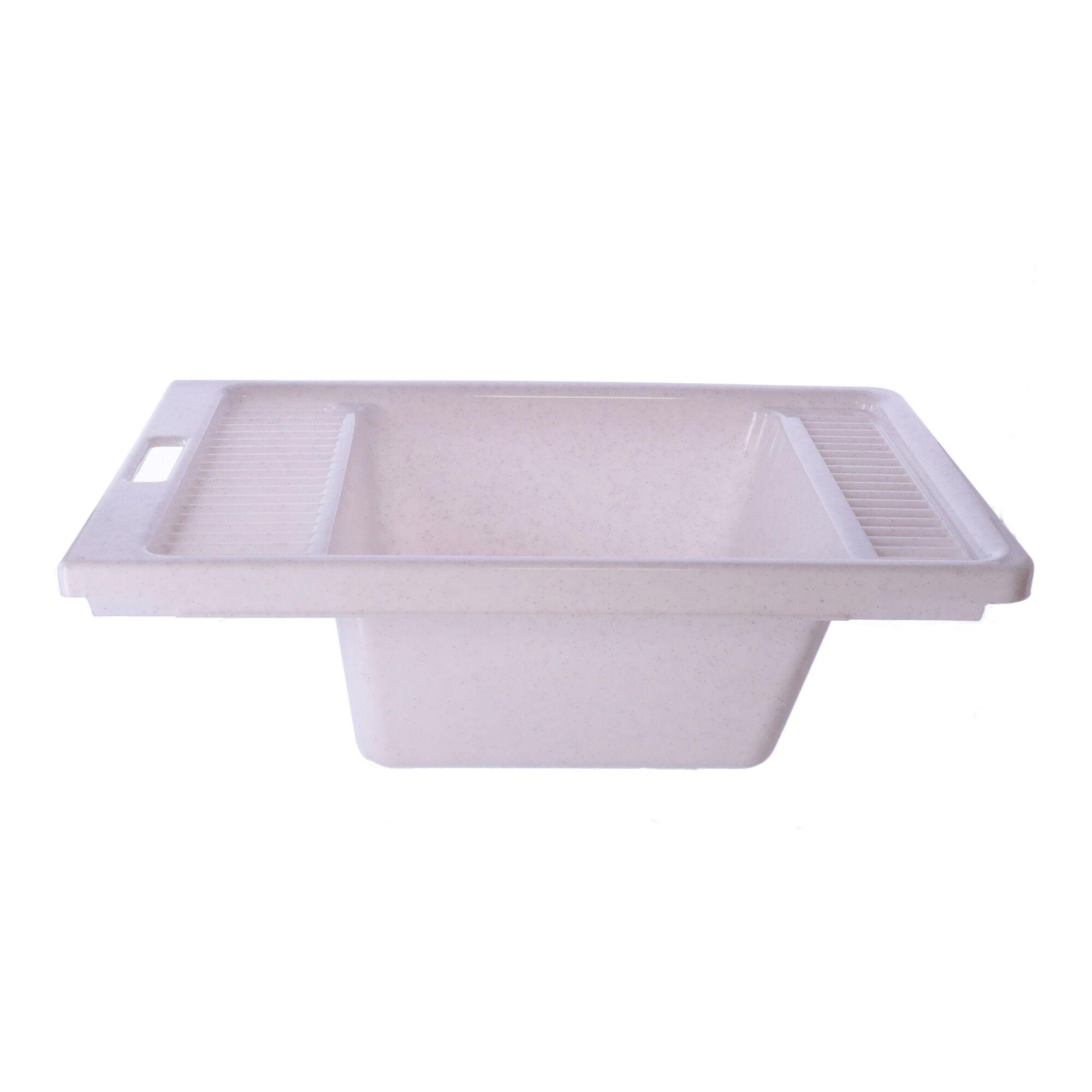 Bath bowl with stopper, POLISH PRODUCT - white