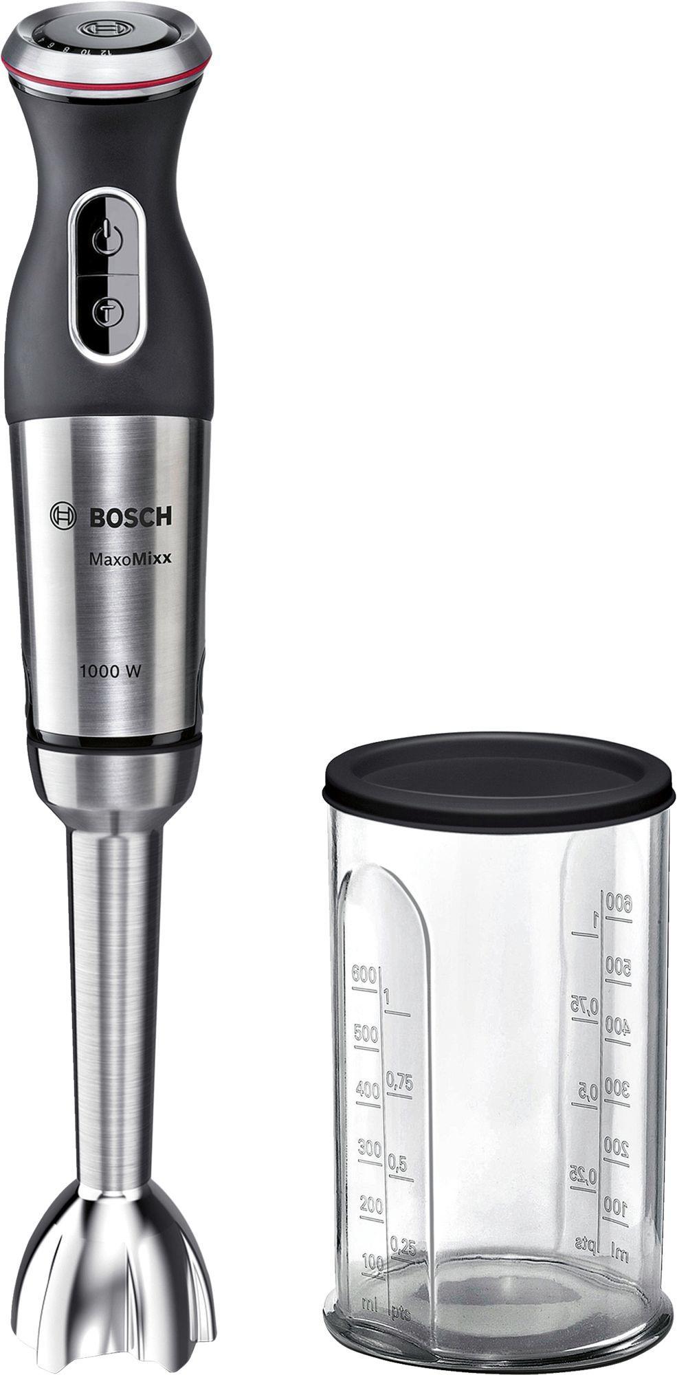 Bosch MS8CM6110 blender 0.6 L Immersion blender 1000 W Black, Silver