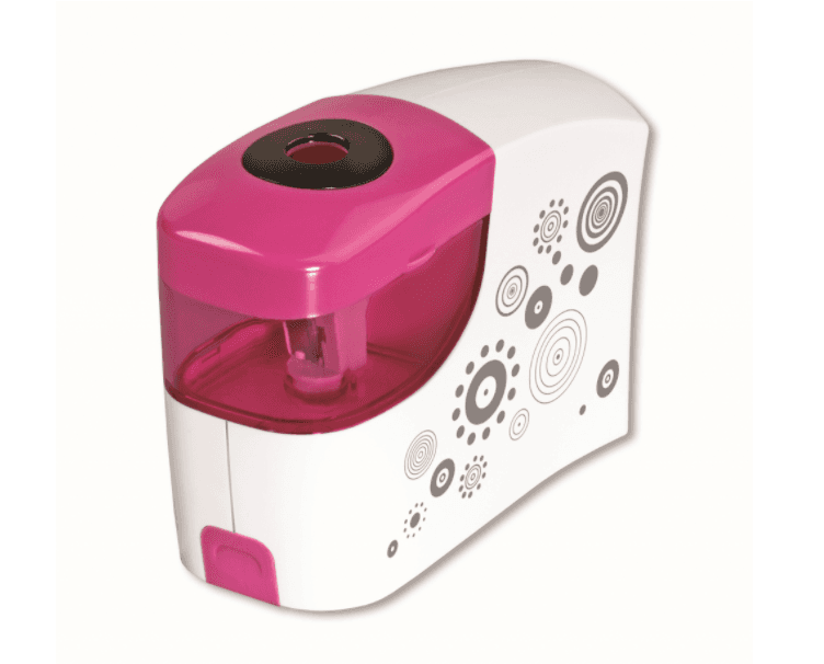 Electric battery sharpener KV900-RB - pink and white