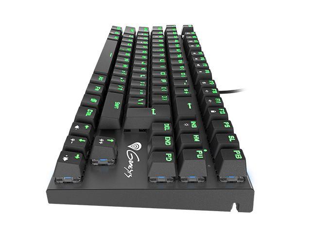 Keyboard GENESIS THOR 300 TKL GAMING Green backlight USB, US layout