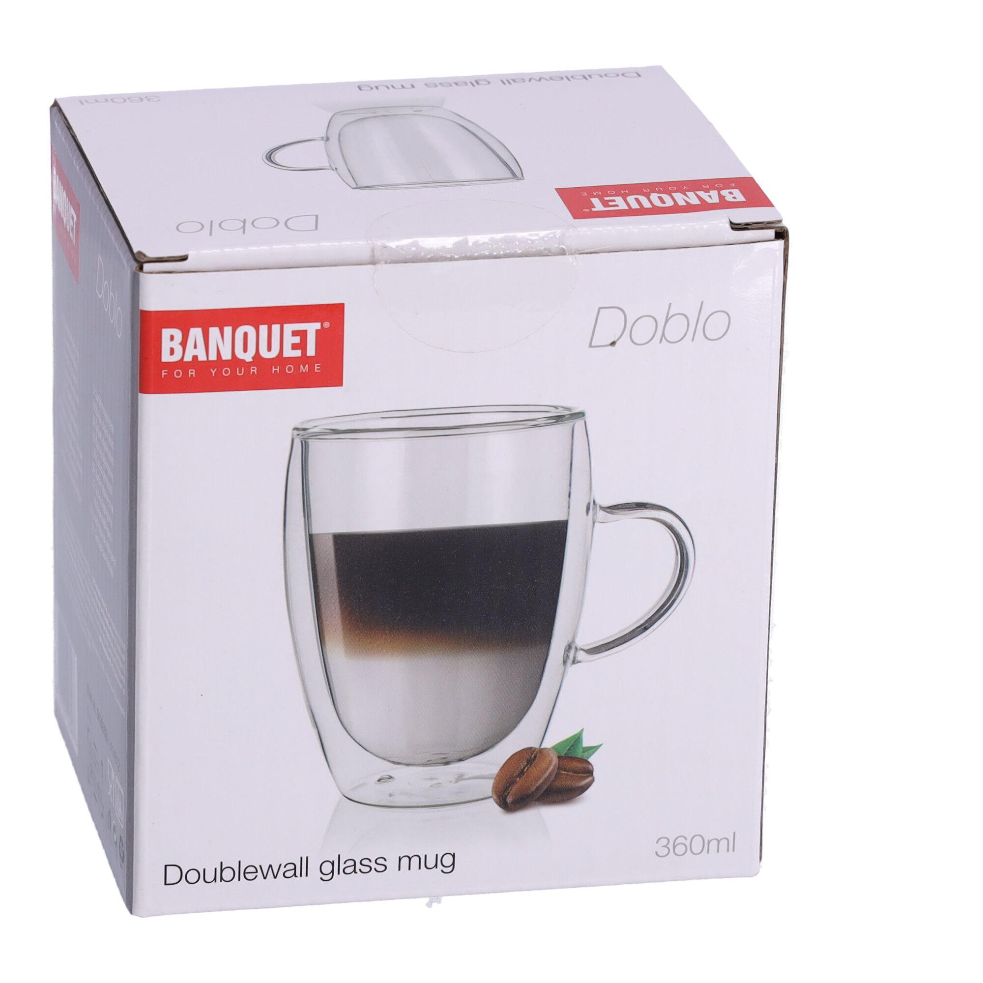DOBLO mug with a double wall 360ml