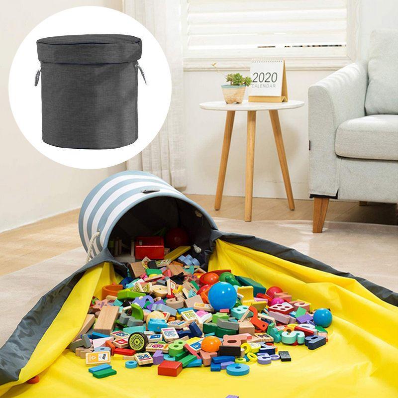 Container for children's blocks - black