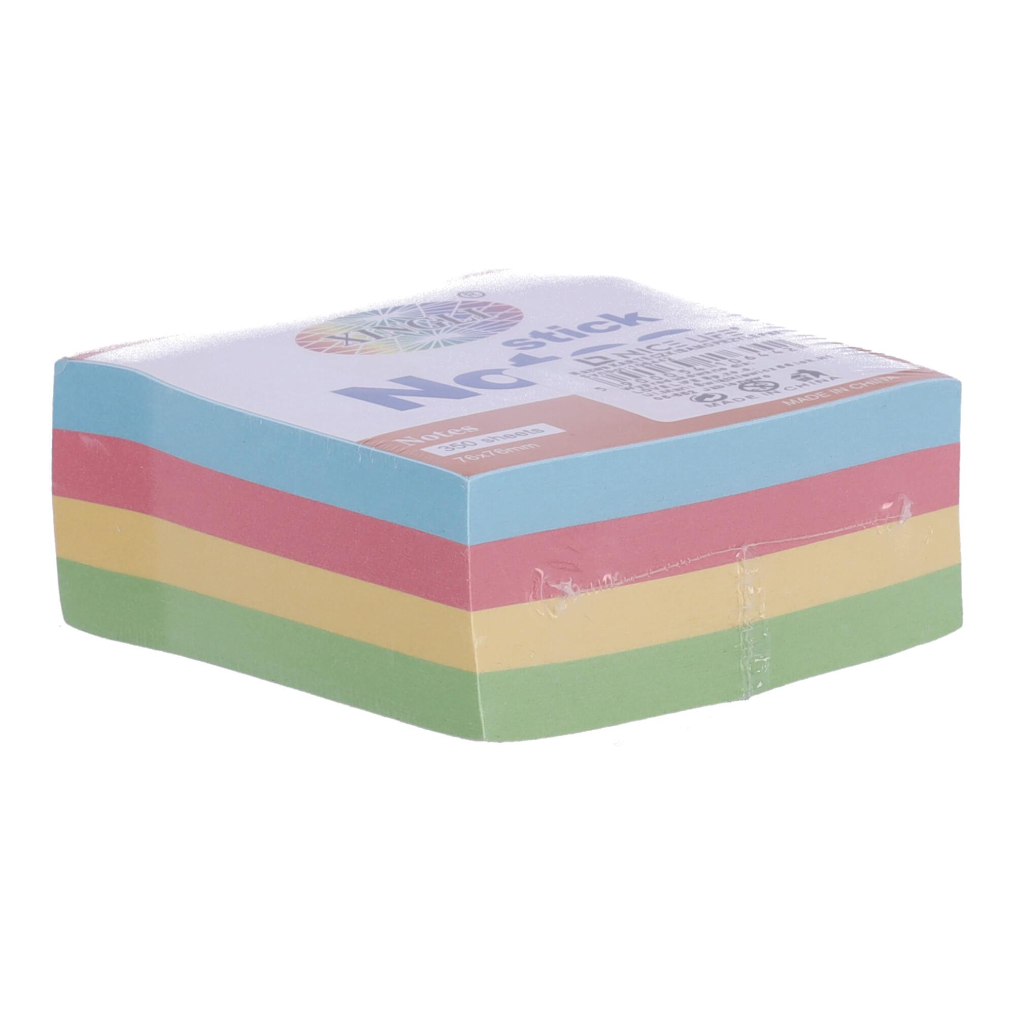 Colorful sticky notes pad
