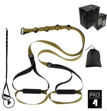 Exercise Band Set Crossfit TRX - green