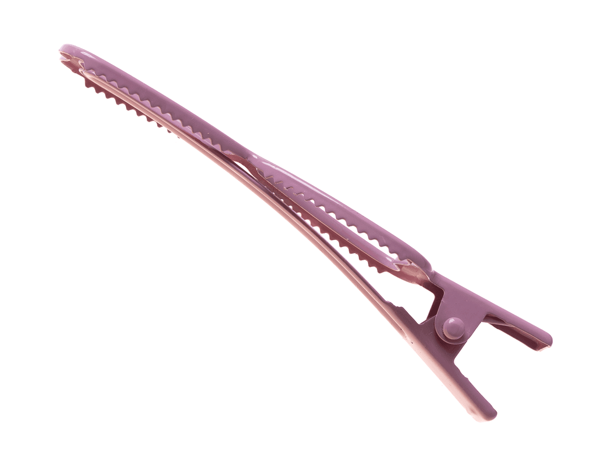 Set of 2 hairpins "bows" - brown fuchsia