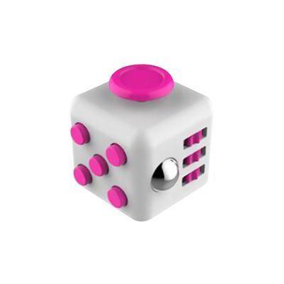 Anti-stress cube Fidget Cube White / Pink