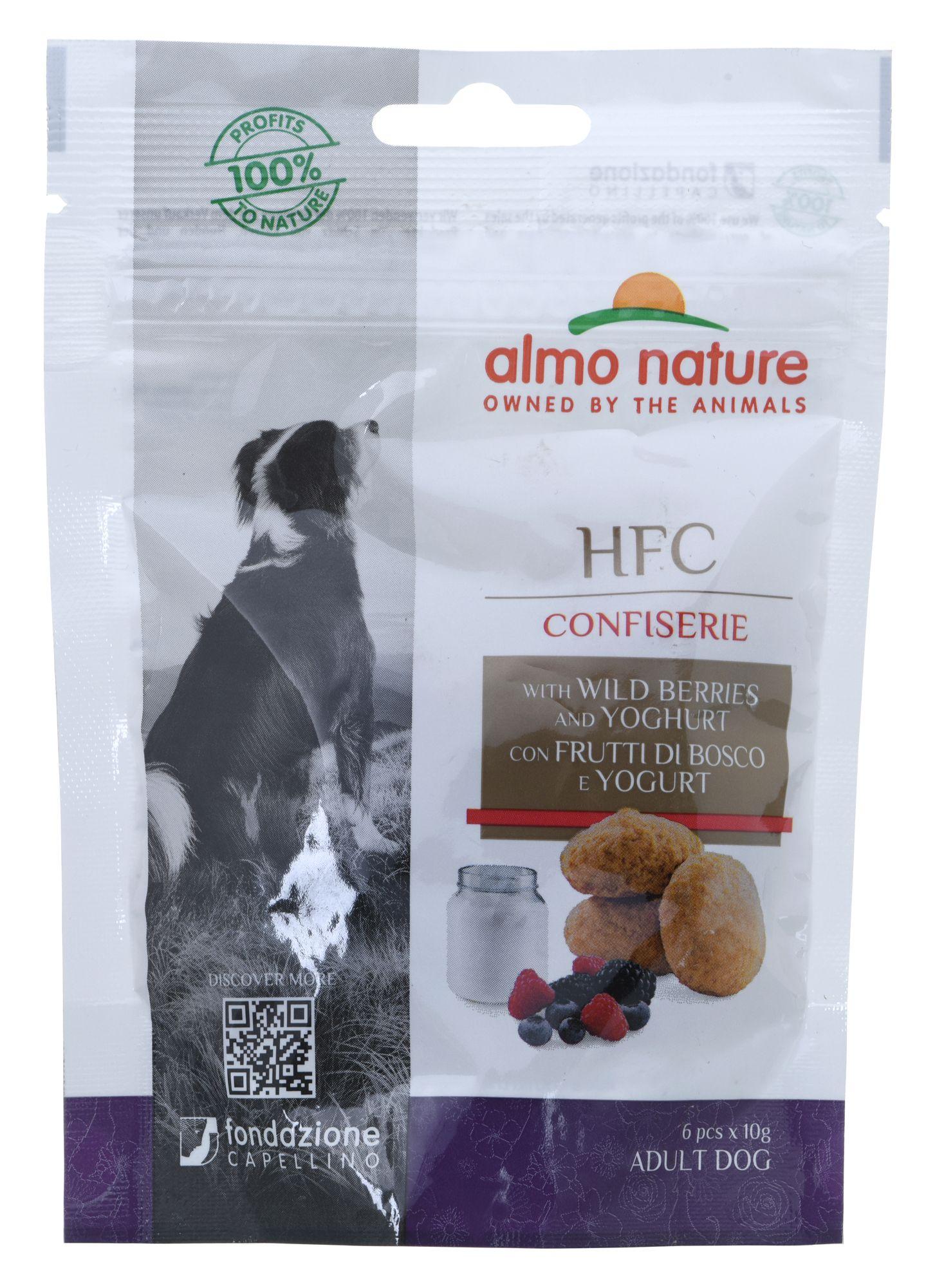ALMO NATURE HFC Confiserie Blueberries with Yoghurt - Dog Treat - 60 g