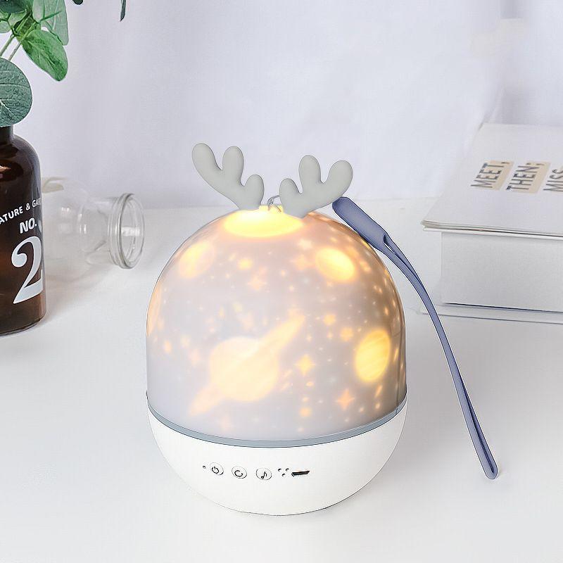 Rotating lamp projector 360 degrees with Bluetooth