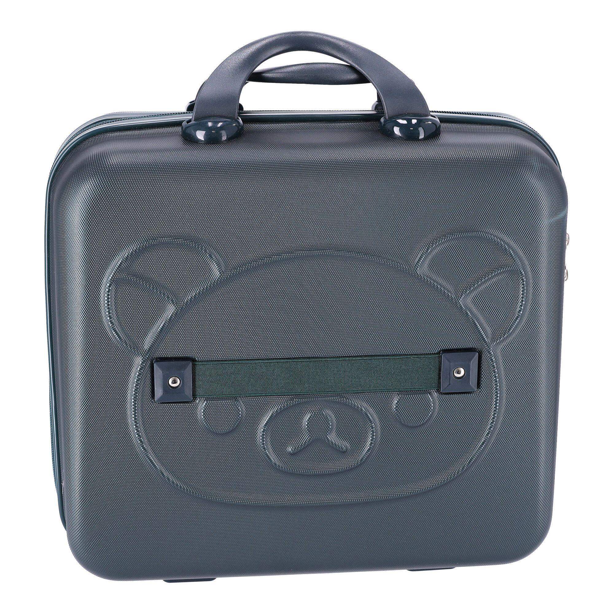 Children's luggage / Lovely travel cosmetic bag - dark green