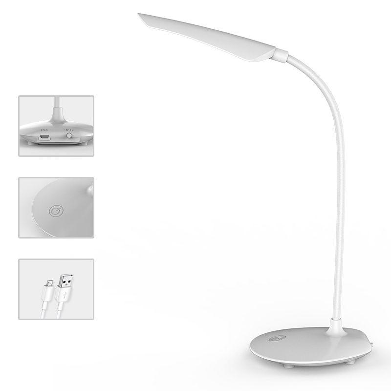 Nowoczesna lampka LED biurkowa lampa na biurko
