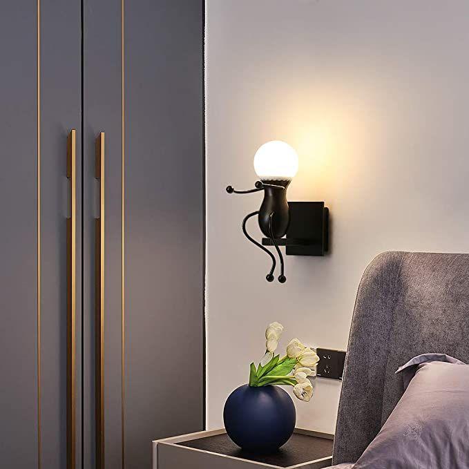 Wall lamp / Single Loft wall lamp - black, type VI