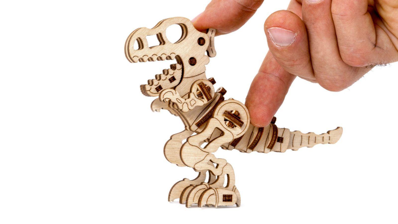 Wooden 3D Puzzle - Dinosaur T-Rex