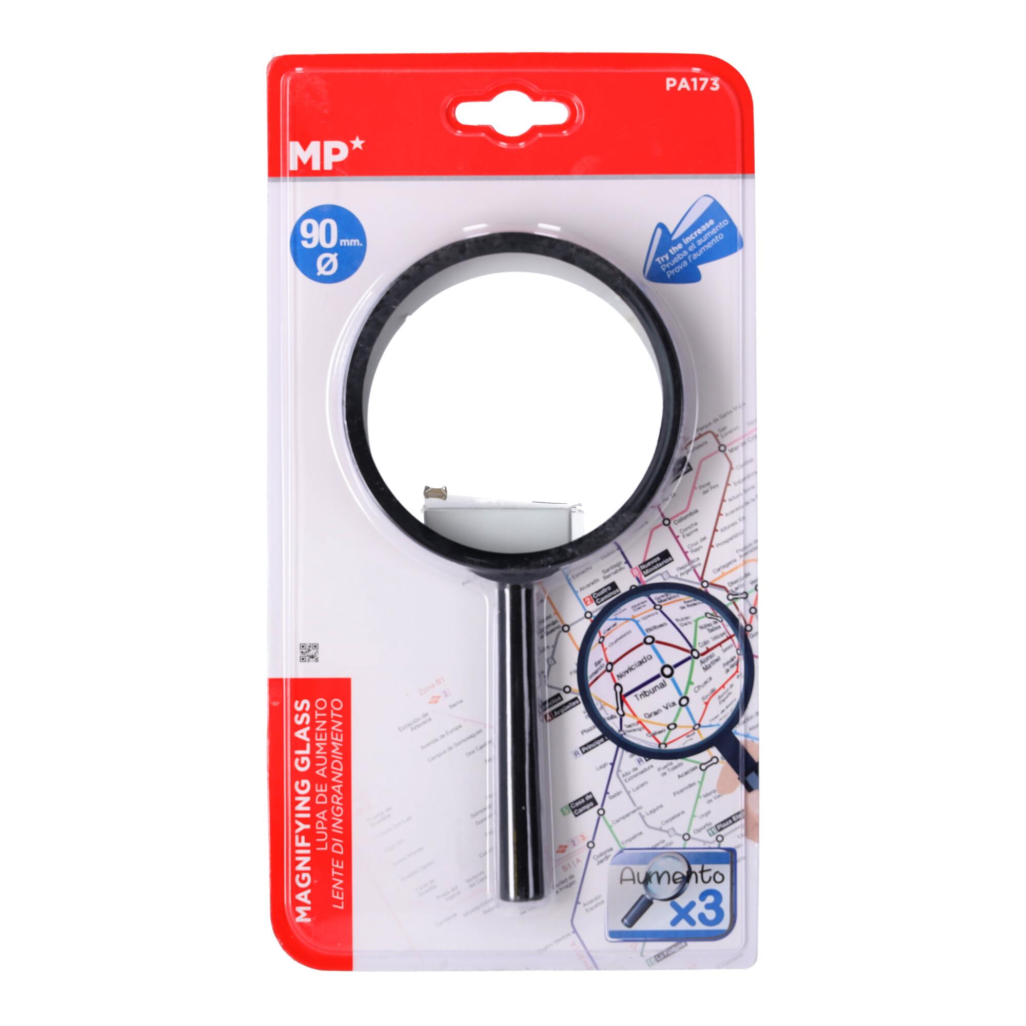 Magnifier, magnifying glass 3x - diameter 90 mm