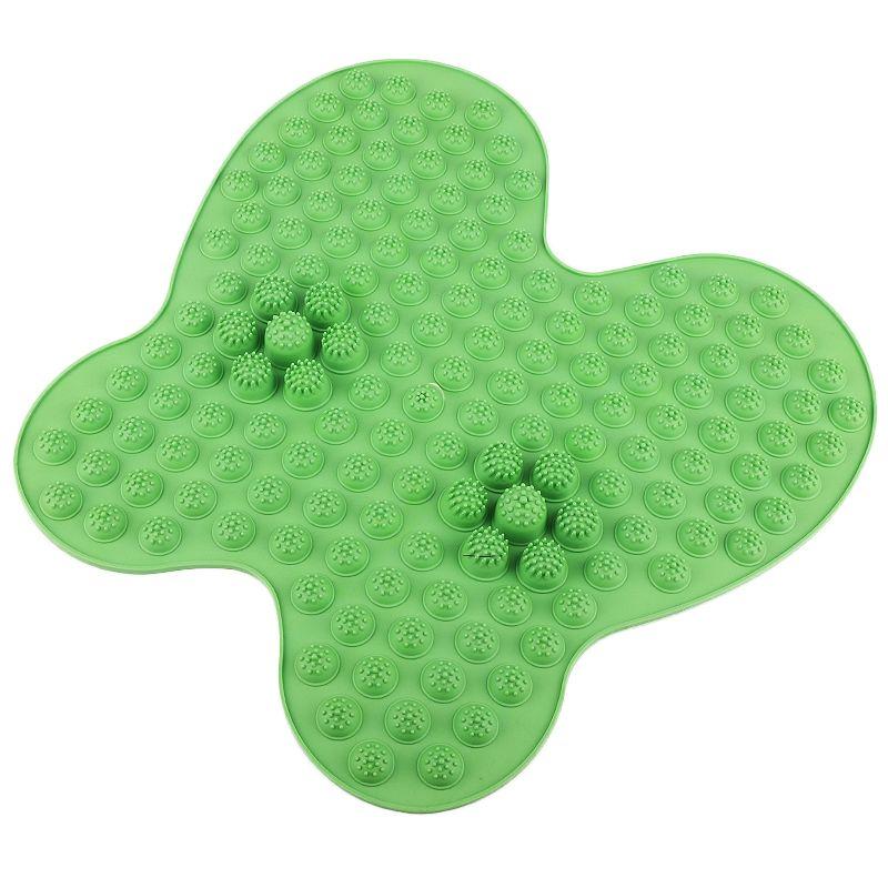 Acupressure foot massage mat - green