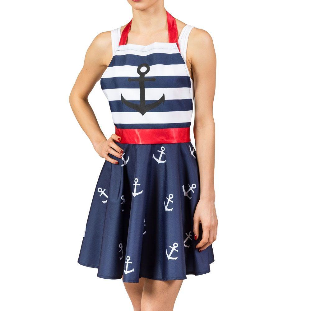 Nitly Marine - Apron Dress
