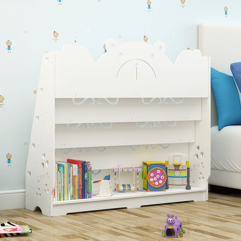 Children's bookshelf, room organizer 100*32*90 cm - pink