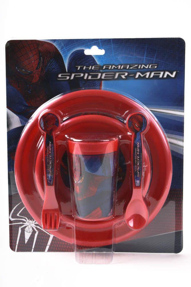 Spiderman baby food set