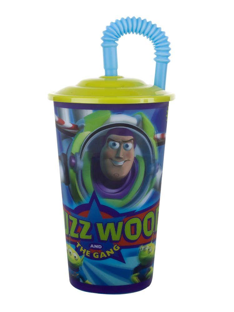 Kubek plastikowy ze słomką 600 ml Toy Story