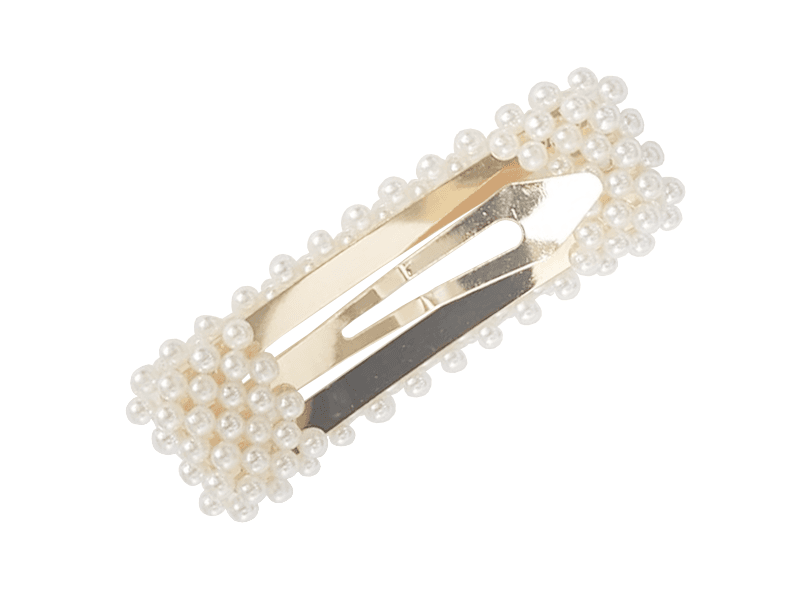 Spinka/wsuwka do włosów perełki GLAMOUR 3 - gold&white pearl
