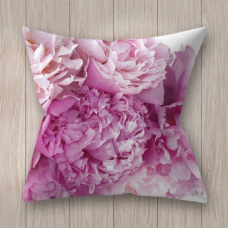Dekoracyjna poszewka na poduszkę w kwiaty — wzór III