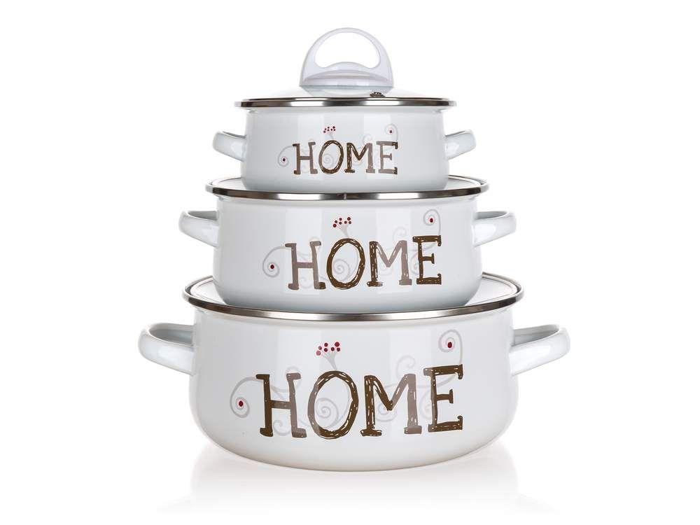 A set of HOME pots, 6 pcs