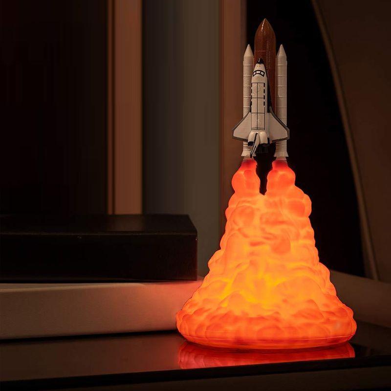 Lampka nocna, startująca rakieta NASA I