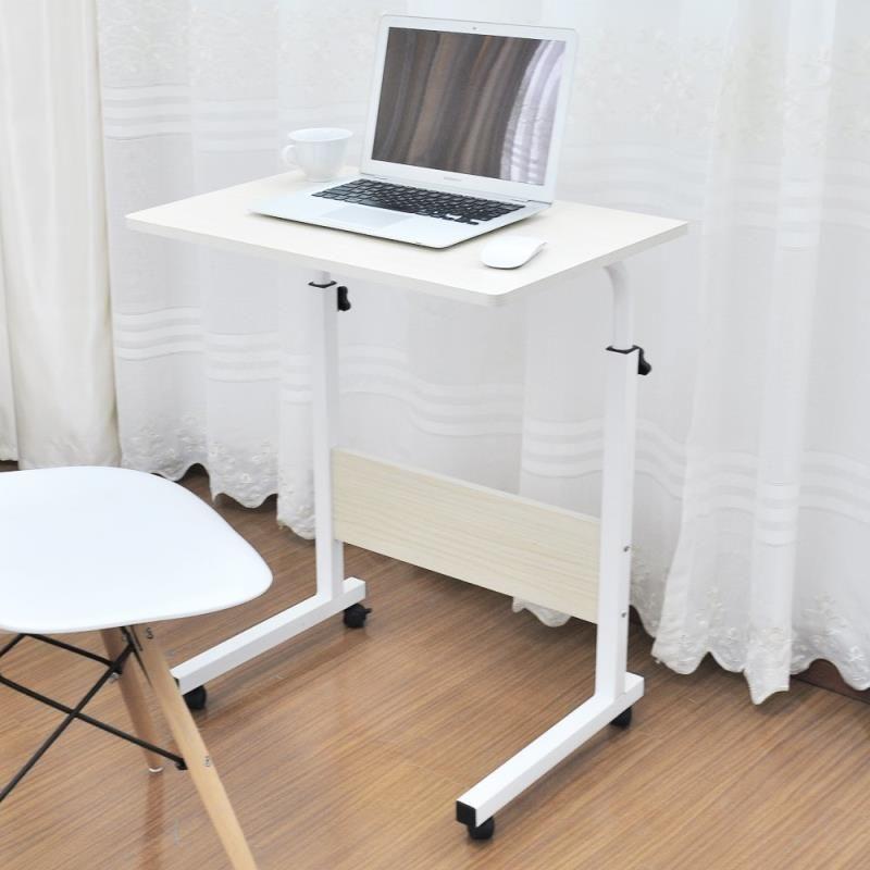 Mobile laptop table / Mobile coffee table - white
