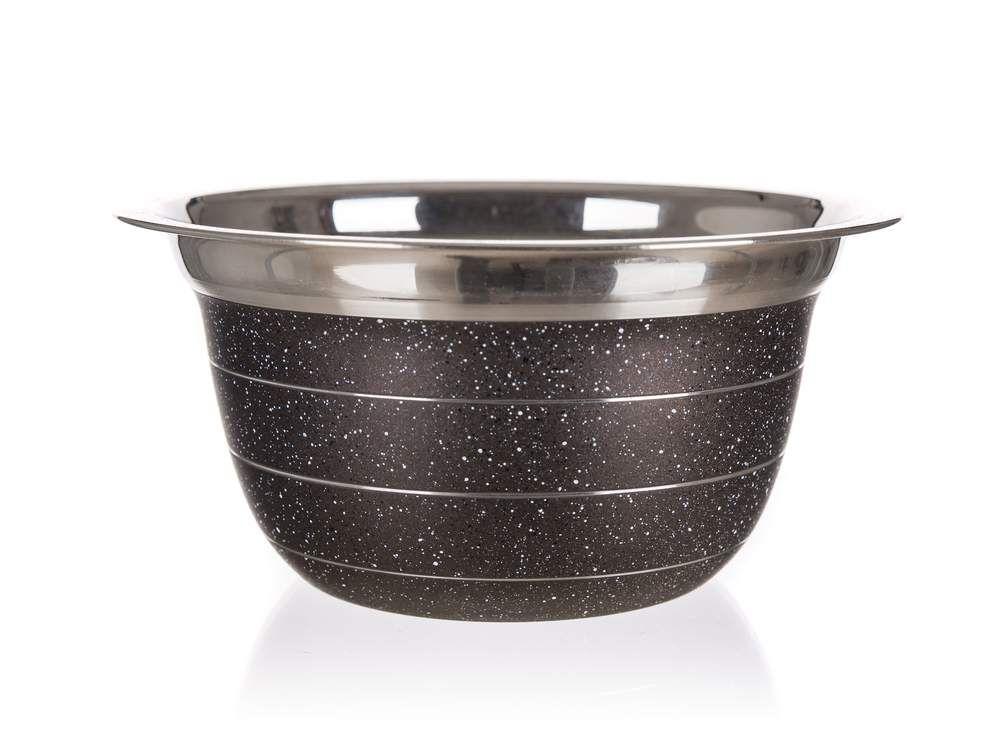Granite brown stainless steel bowl 10 x 5.4 cm