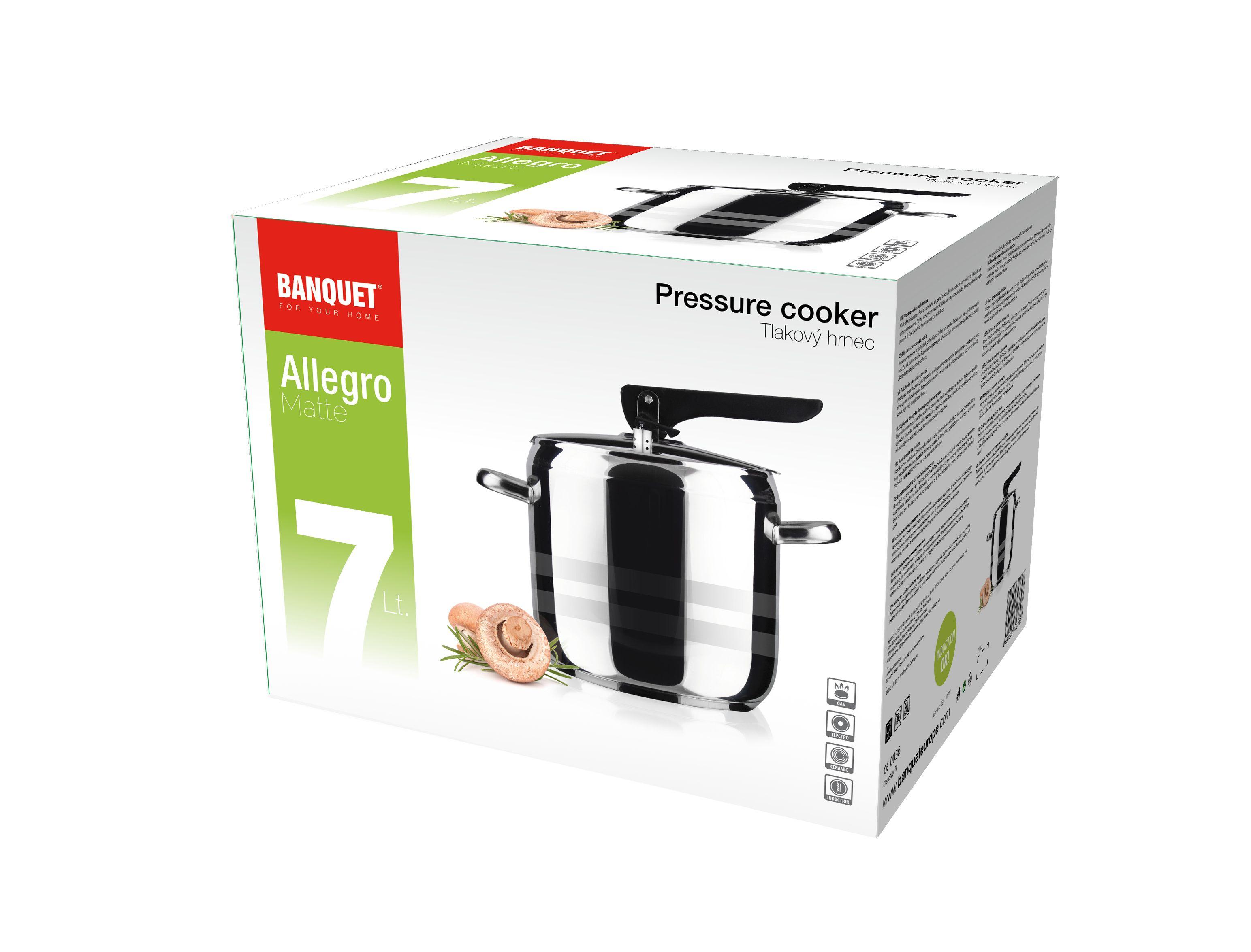 Pressure cooker 7L Allegro Matte