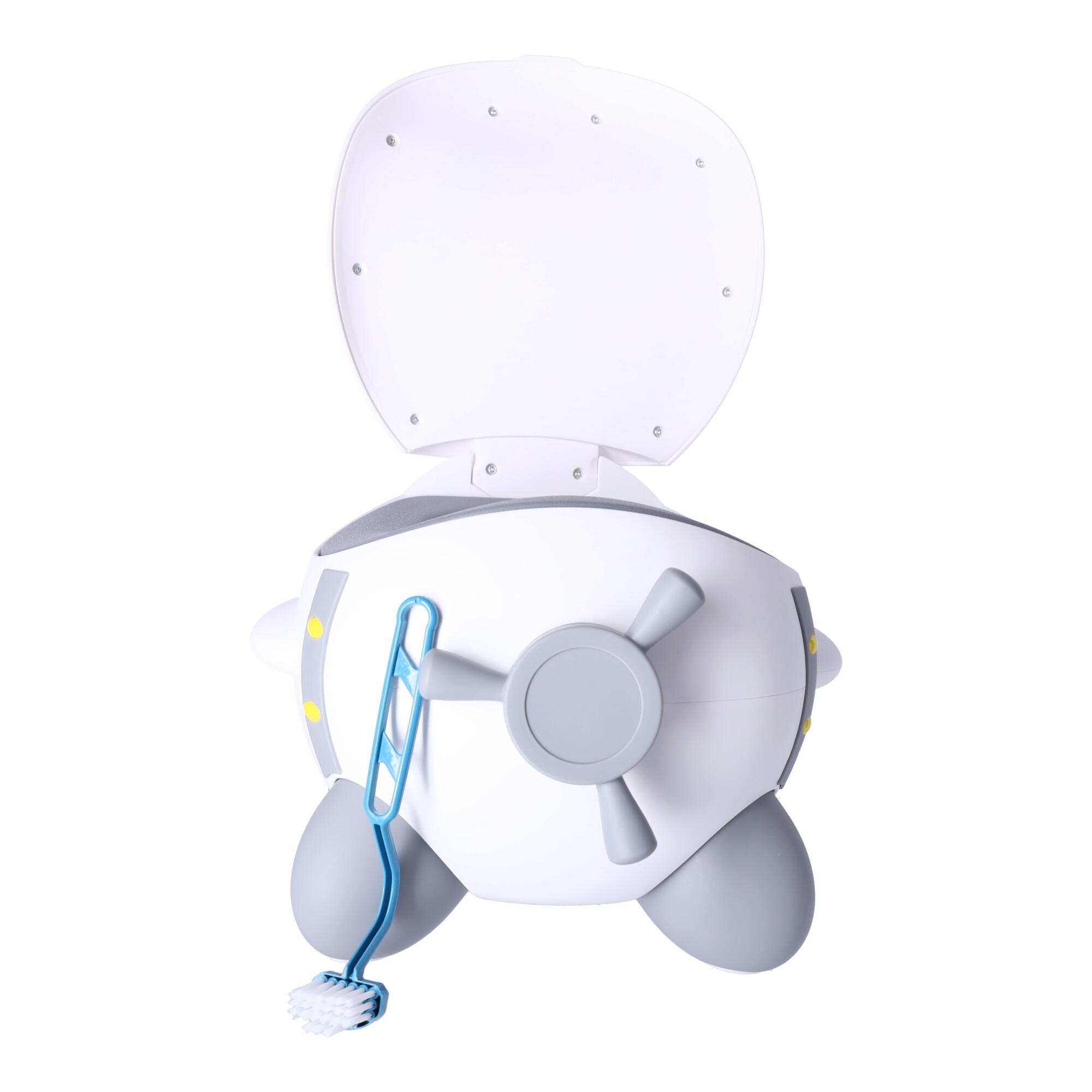 Multifunctional potty for children Airplane - white and gray.