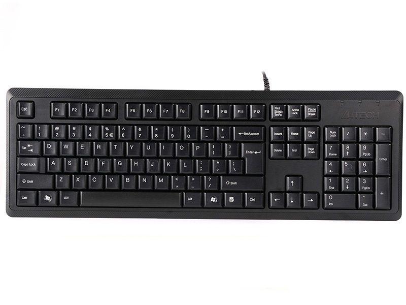 A4Tech KR-92 keyboard USB QWERTY English Black