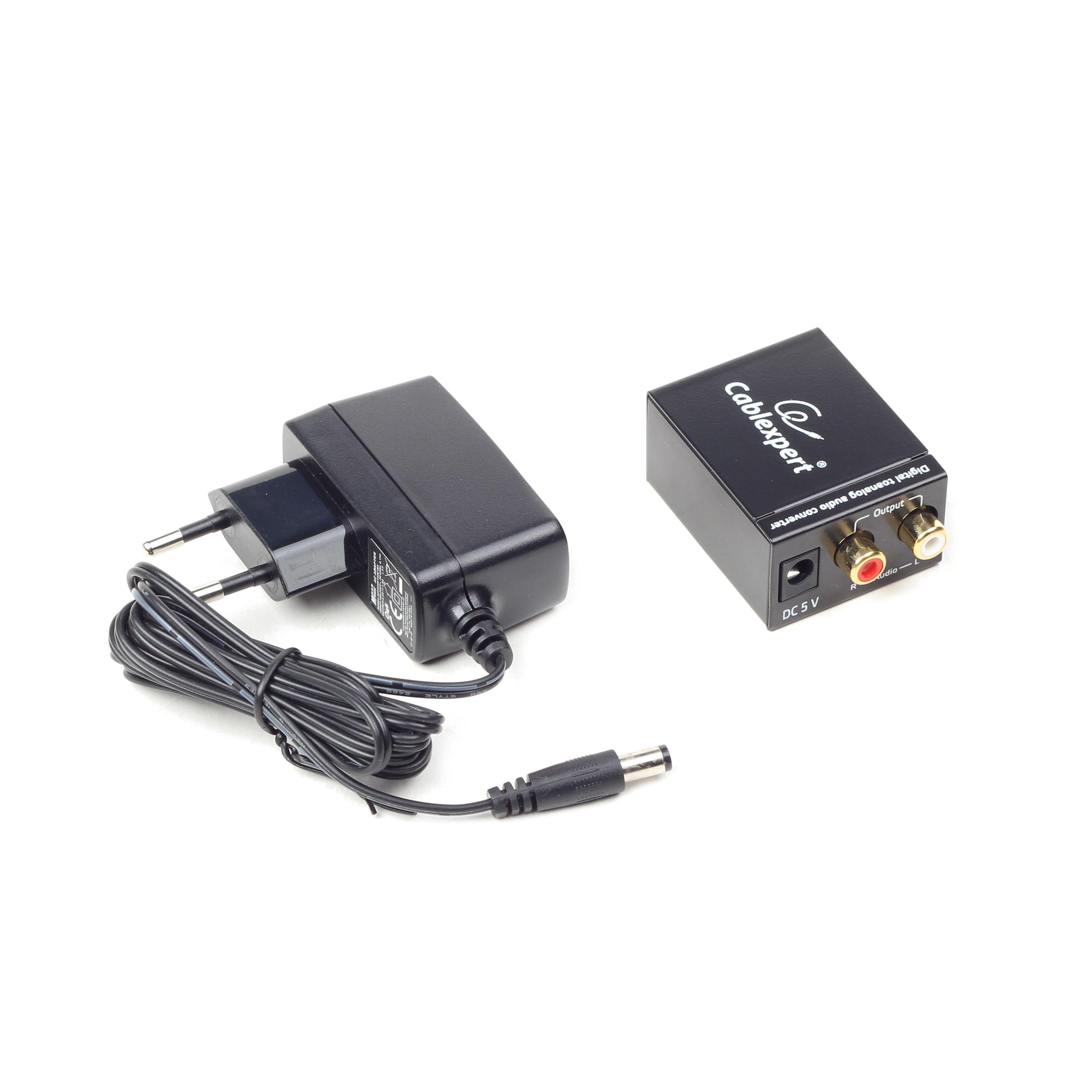 Gembird DSC-OPT-RCA-001 audio converter Black