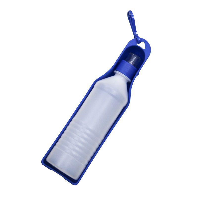 Portable drinker / Tourist bottle for dogs, 500ml - blue