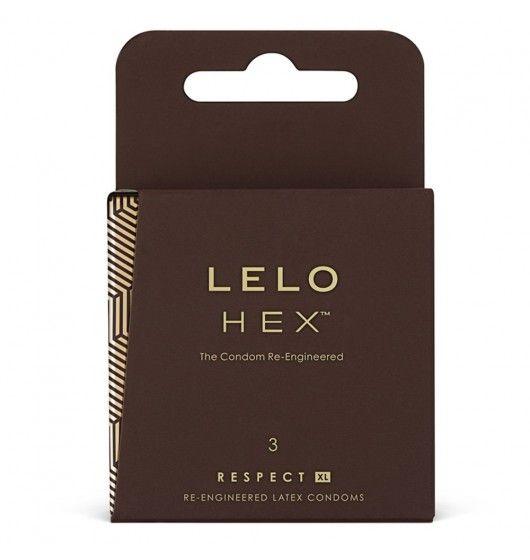 Prezerwatywy LELO HEX Respect XL lateksowe 3 sztuki