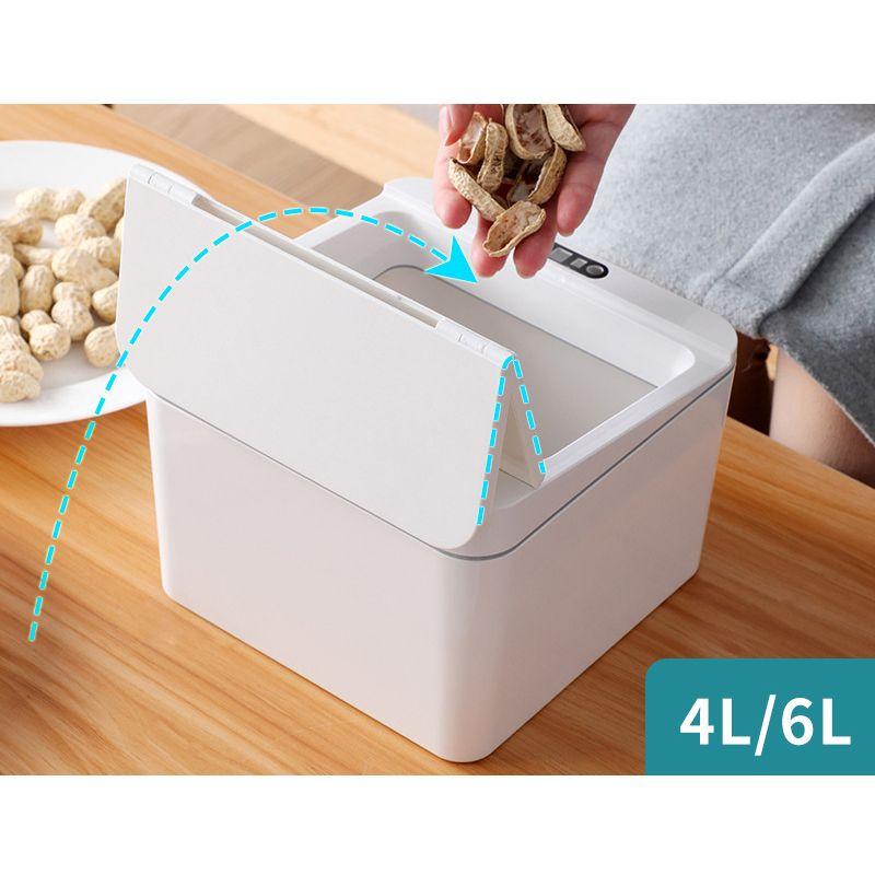 Automatic trash can with intelligent sensor 6l- white/ battery
