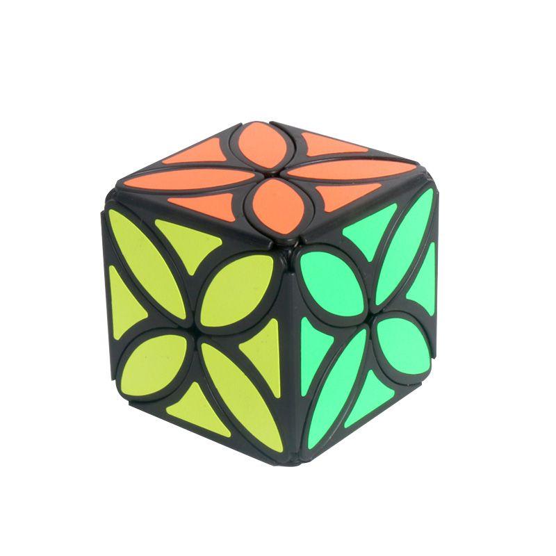 Modern jigsaw puzzle, logic cube, Rubik's Cube - Leaf Clover's, type III