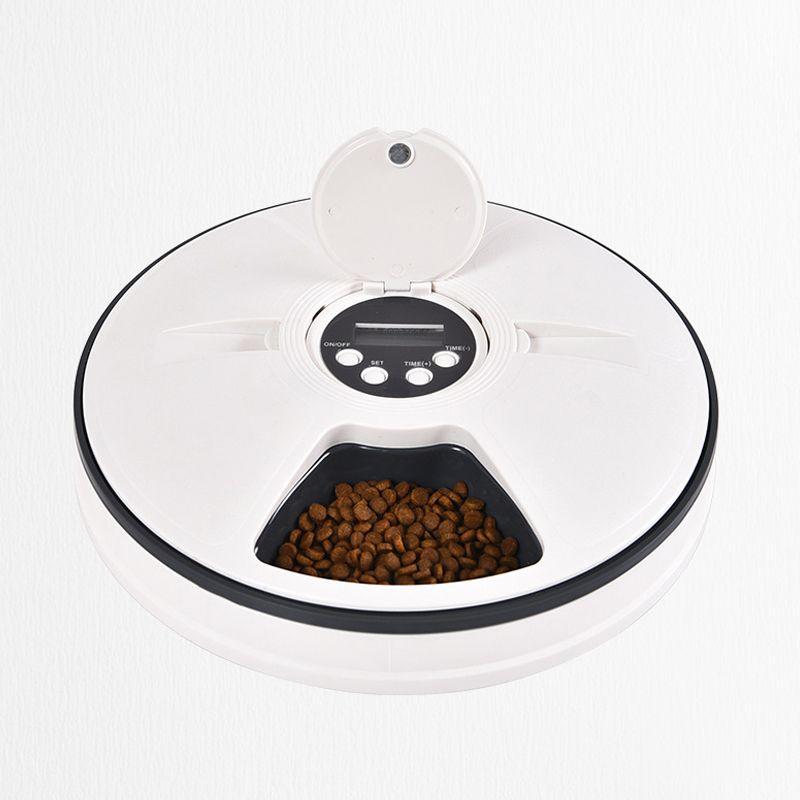 Automatic dog or cat food dispenser