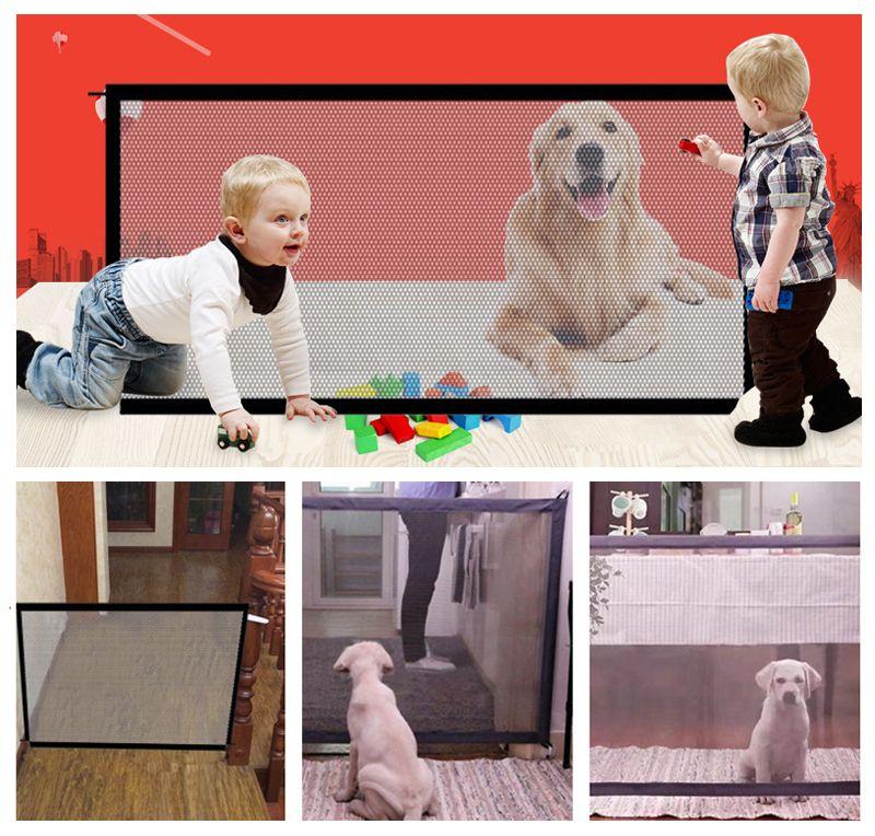 Safety gate / door partition for a cat dog (width 183 x 75 cm)