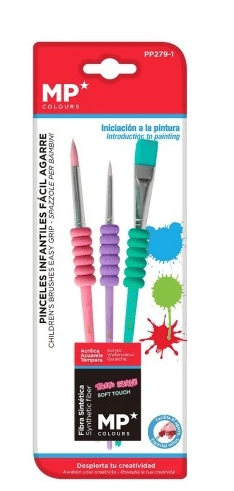 3pcs set of brushes for children