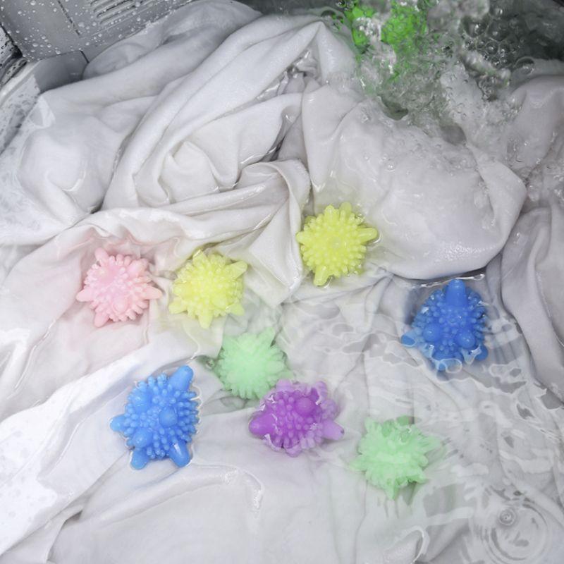 Washing ball - softening and drying fabric 2pcs  - yellow