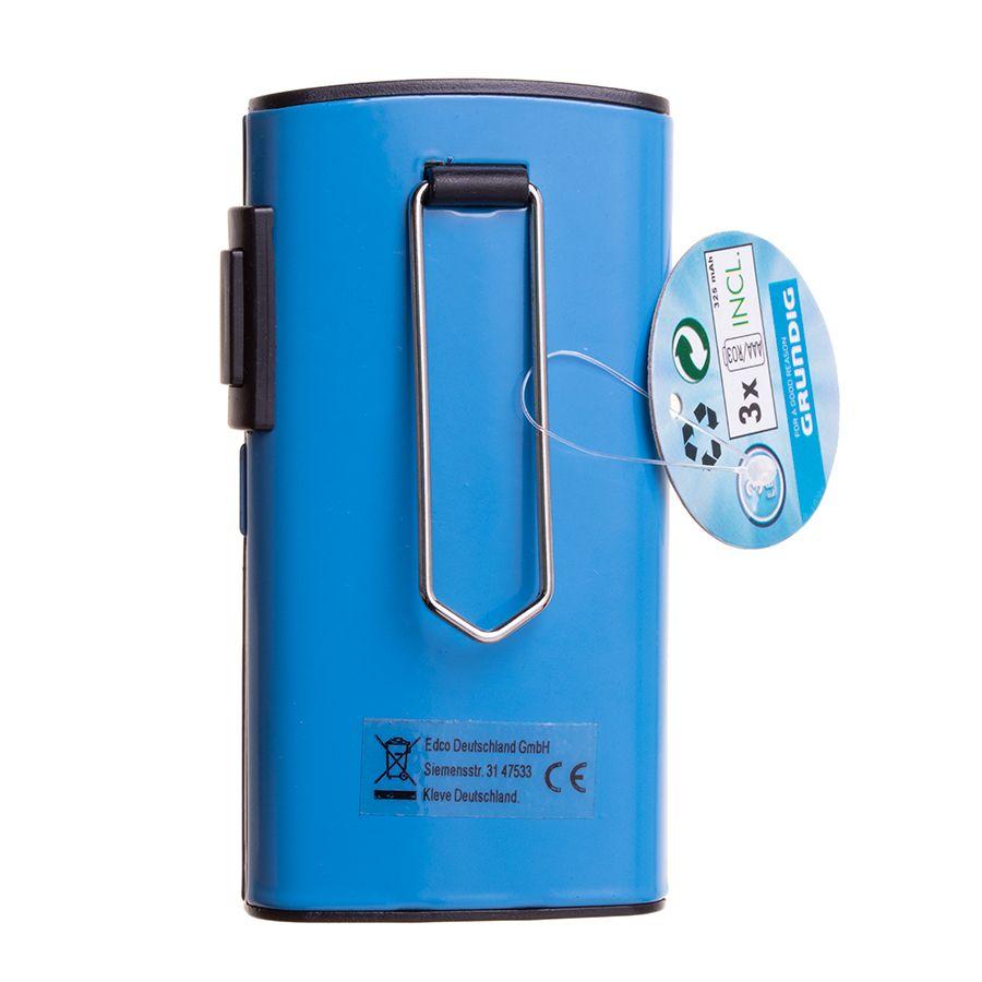 LED handheld pocket flashlight, strong - blue
