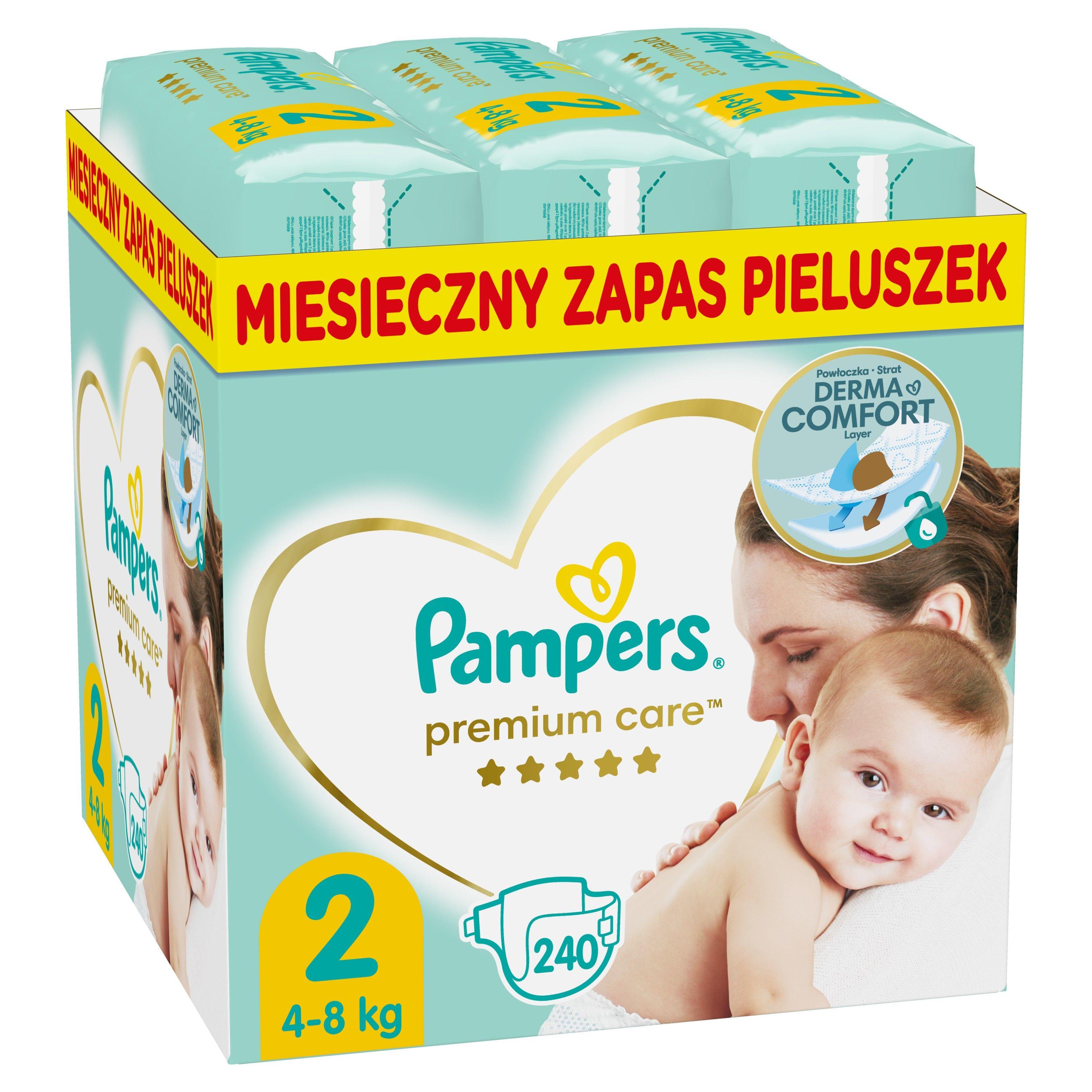 Pampers Premium Care 81689717 Size 2, Nappy x240, 4kg-8kg