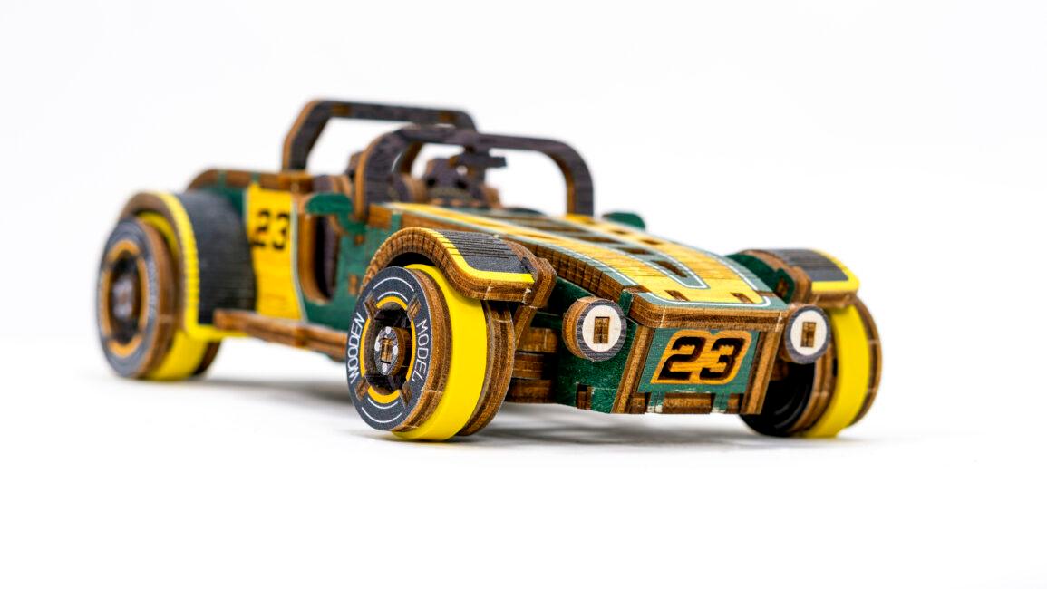 Drewniane Puzzle 3D – Samochód Roadster Limitowana edycja