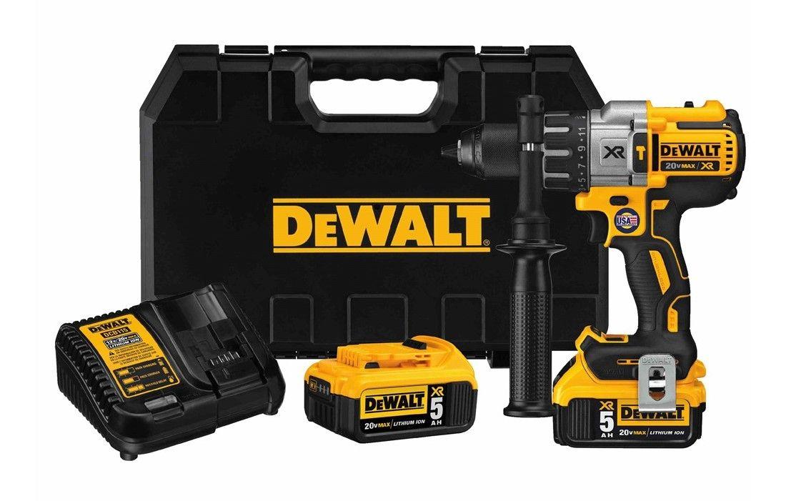 DeWALT DCD996P2 drill Keyless Black,Yellow 2.1 kg