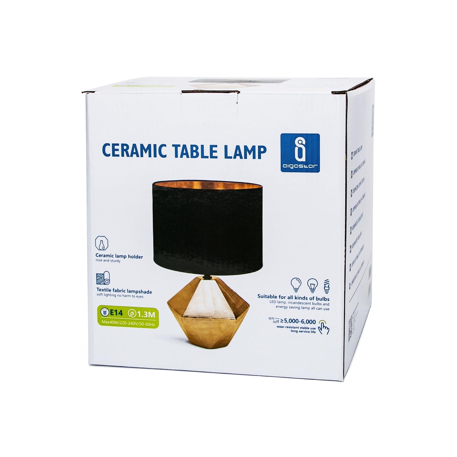 Ceramic Table Lamp (Without Light Source) E14
