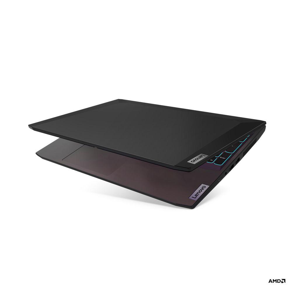Lenovo IdeaPad Gaming 3 Notebook 39.6 cm (15.6") Full HD AMD Ryzen 5 8 GB DDR4-SDRAM 512 GB SSD NVIDIA GeForce RTX 3050 Wi-Fi 6 (802.11ax) NoOS Black