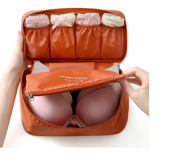Travel underwear organizer - red