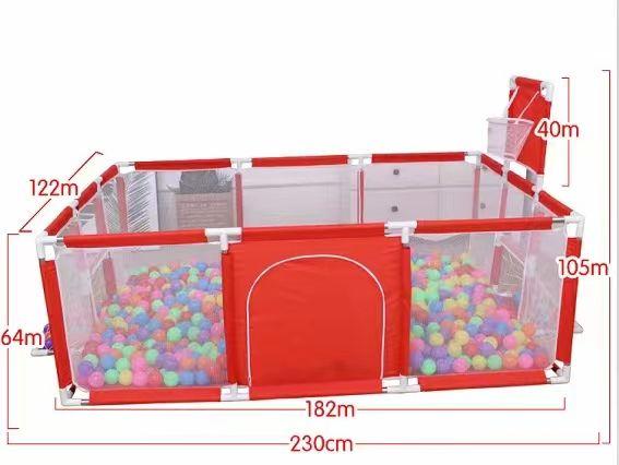 Playpen for a child, playground, dry pool, playground - pink