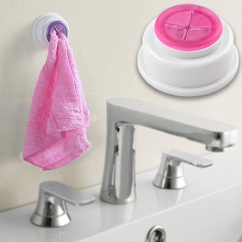Wciskany wieszak na ręcznik- różowy