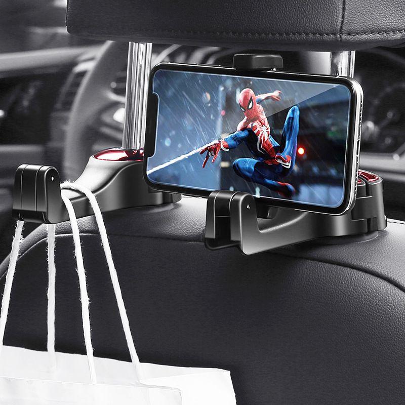 2-in-1 car holder for cell phone G02 - silver